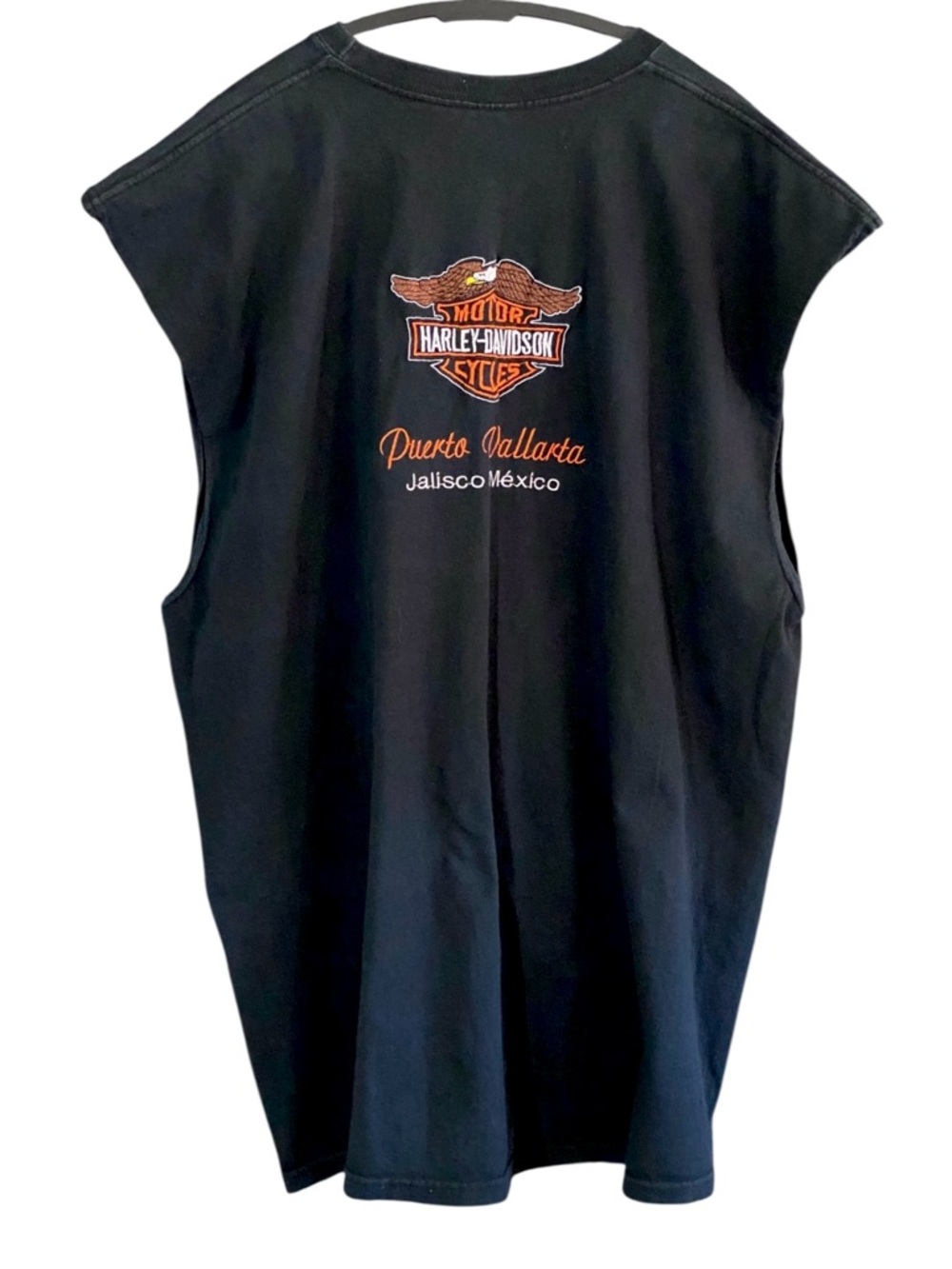 Vintage Harley Davidson Muscle Tee Tshirt 3XL Puerto Vallarta Mexico Yazbek
